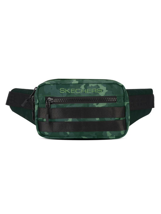 Unisex Green Camouflage Waist Bag