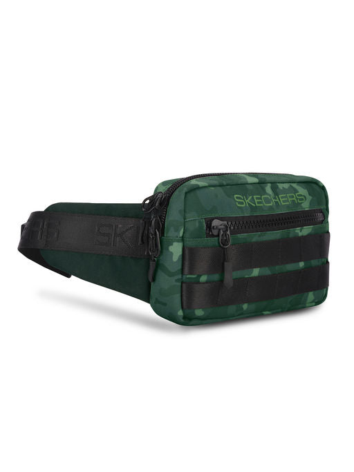 Unisex Green Camouflage Waist Bag