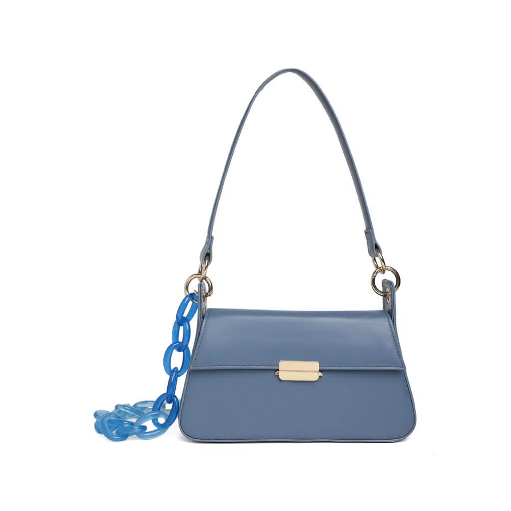 Poetry Adriatic blue shoulder bag