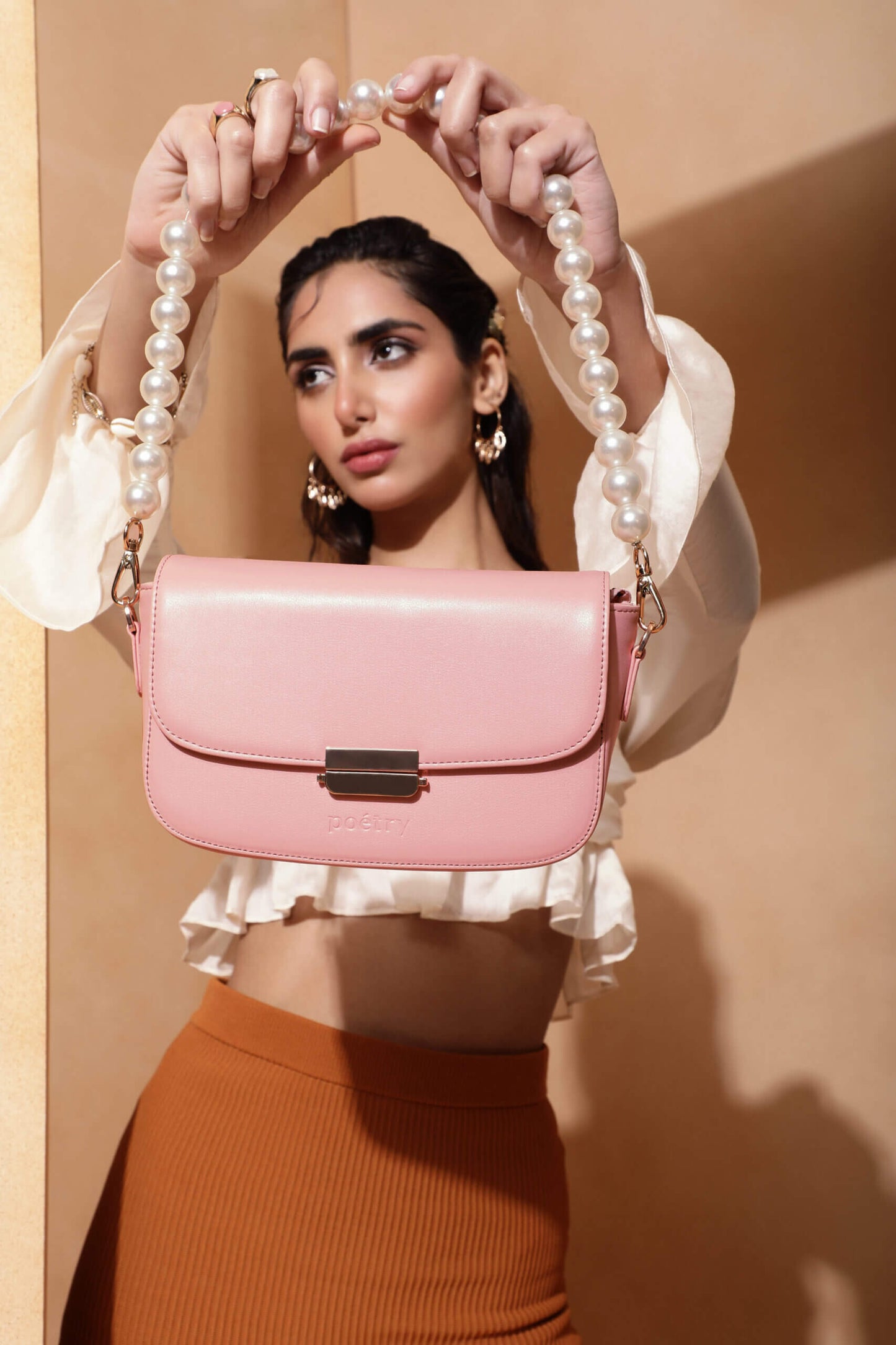 Poetry Pearly Blush shoulder bag