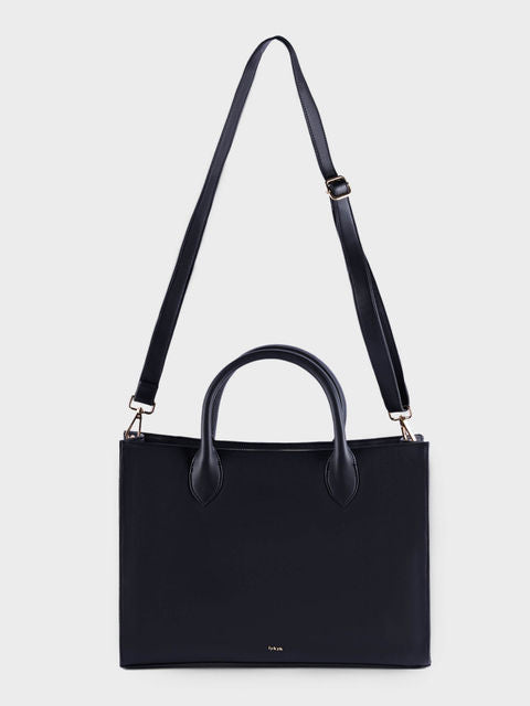 IYKYK by Nykaa - Black Hero Work Tote Bag