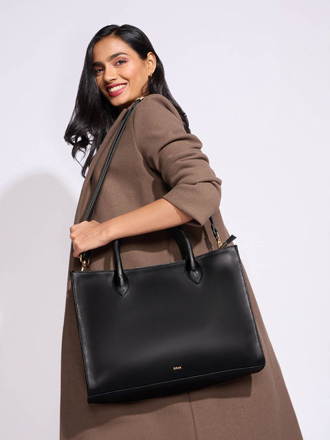 IYKYK by Nykaa - Black Hero Work Tote Bag