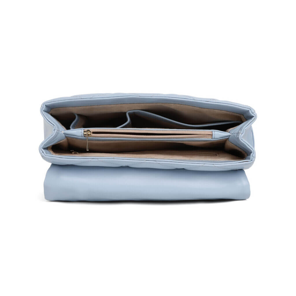 Poetry Cerulean quilted sling bag