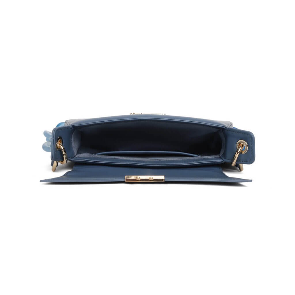Poetry Adriatic blue shoulder bag