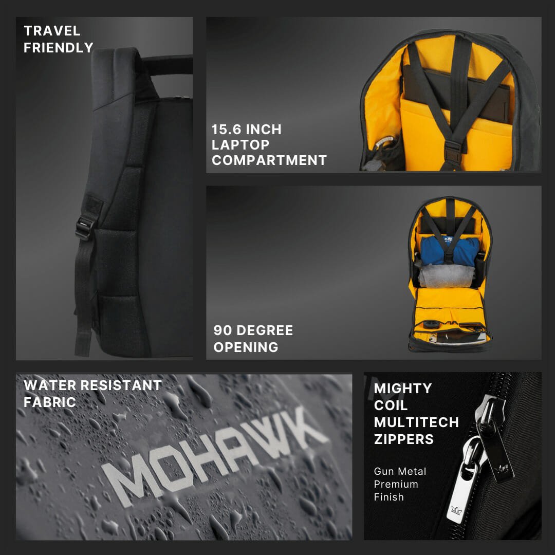 MOHAWK-QUINTE – Travel Laptop backpack (15.6 inch laptops)