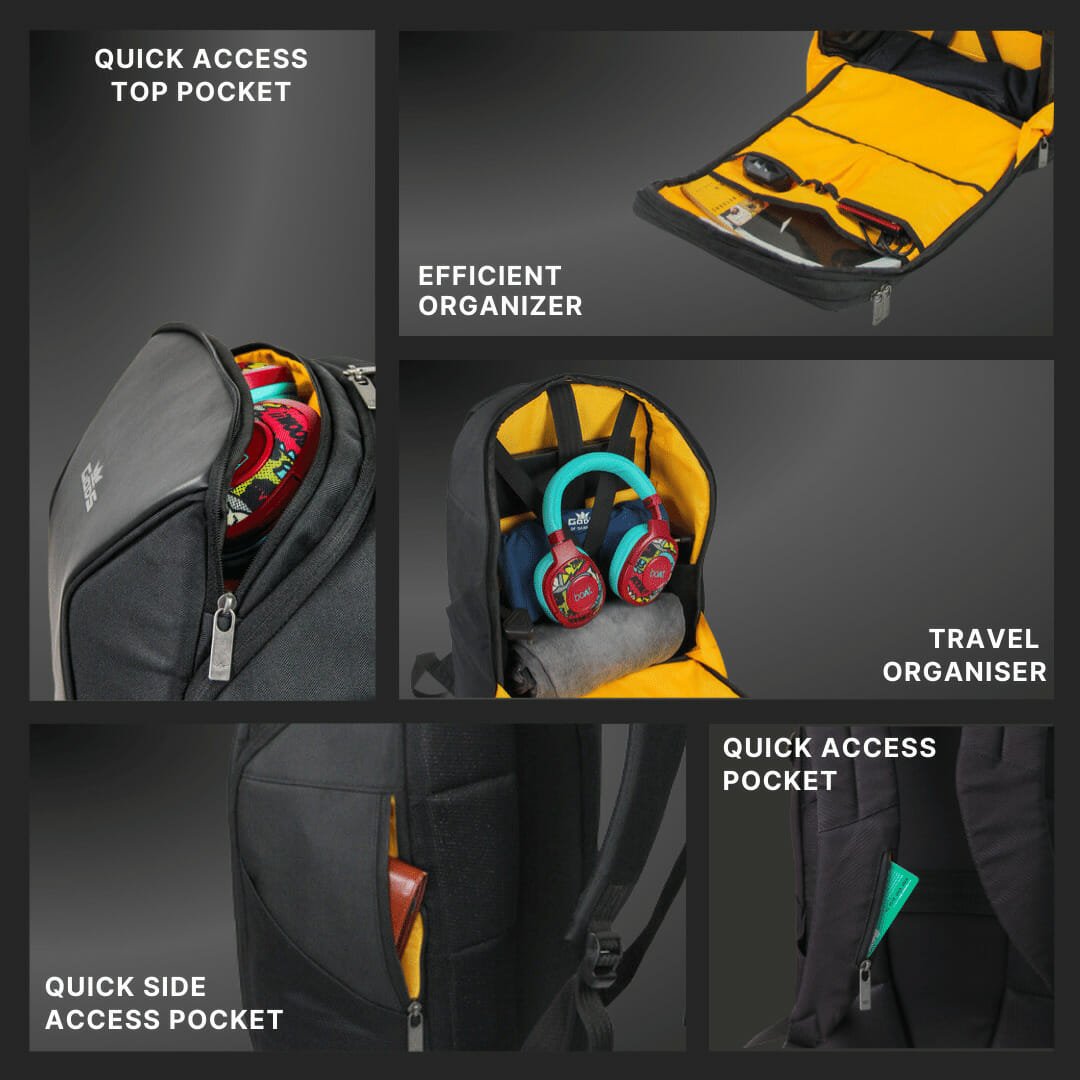 MOHAWK-QUINTE – Travel Laptop backpack (15.6 inch laptops)