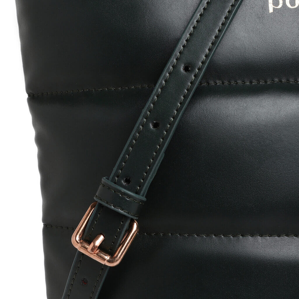 Poetry Kale green bucket bag