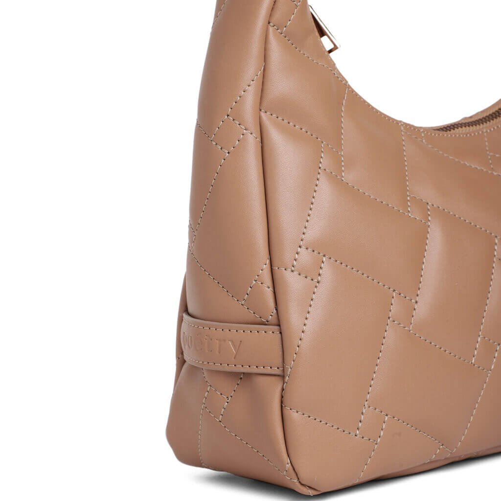 Poetry Flaxen quilted shoulder bag