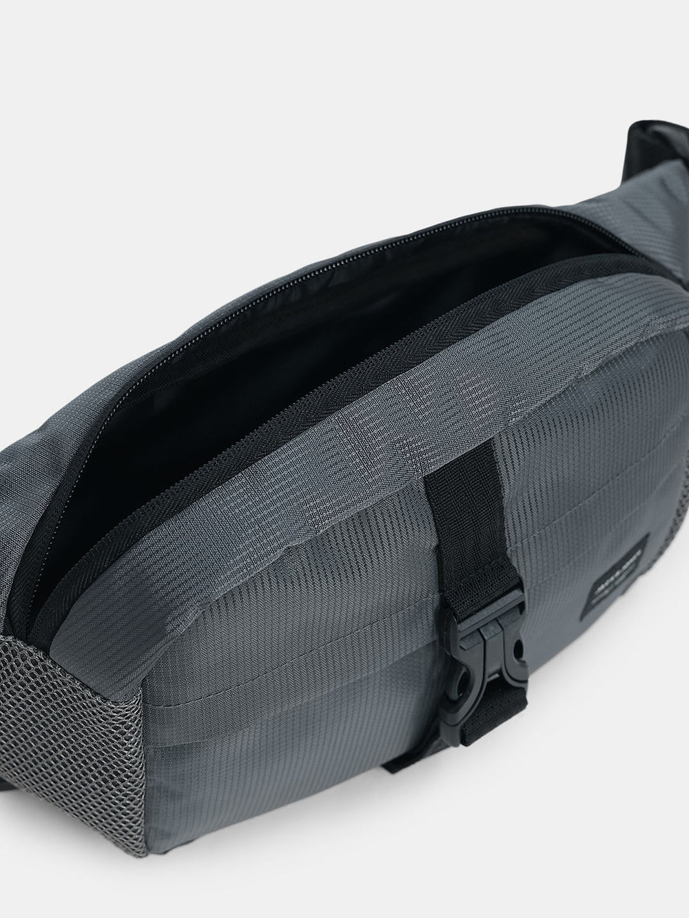 GREY MESH BUMBAG