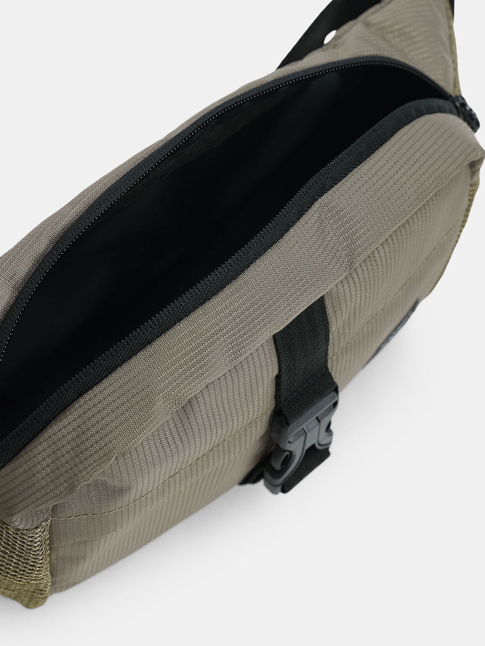 BEIGE MESH BUMBAG