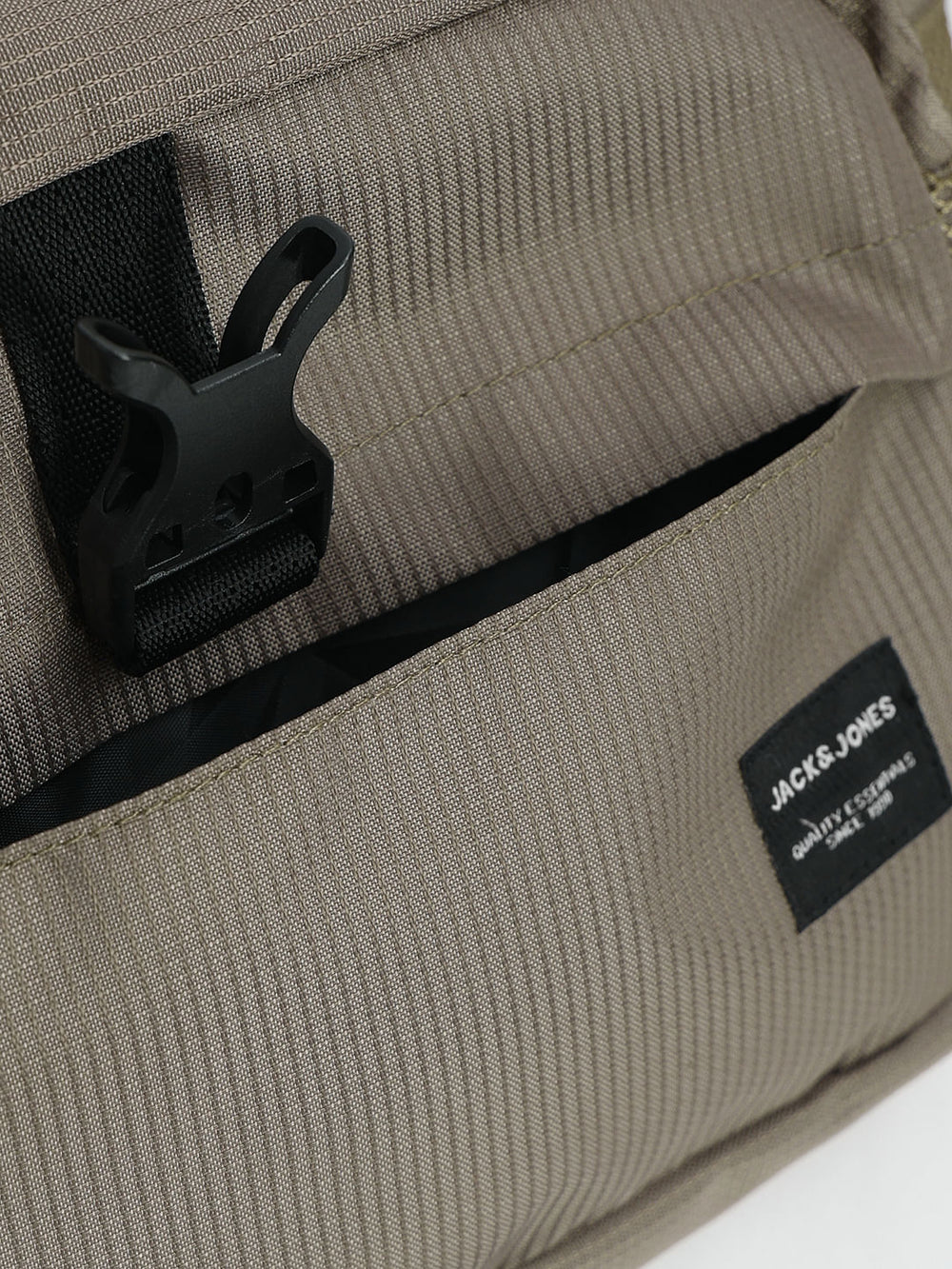 BEIGE MESH BUMBAG