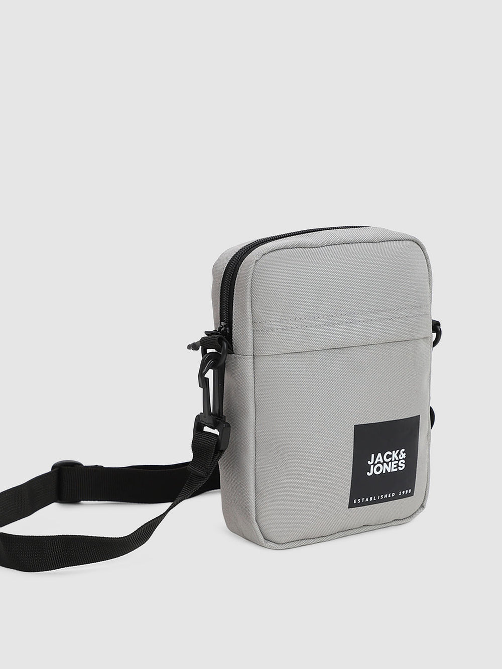LIGHT GREY SLING BAG
