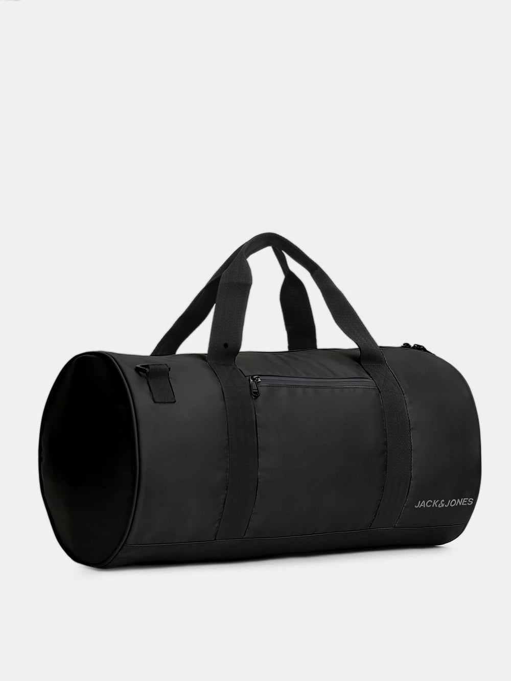 BLACK POLYESTER DUFFLE BAG