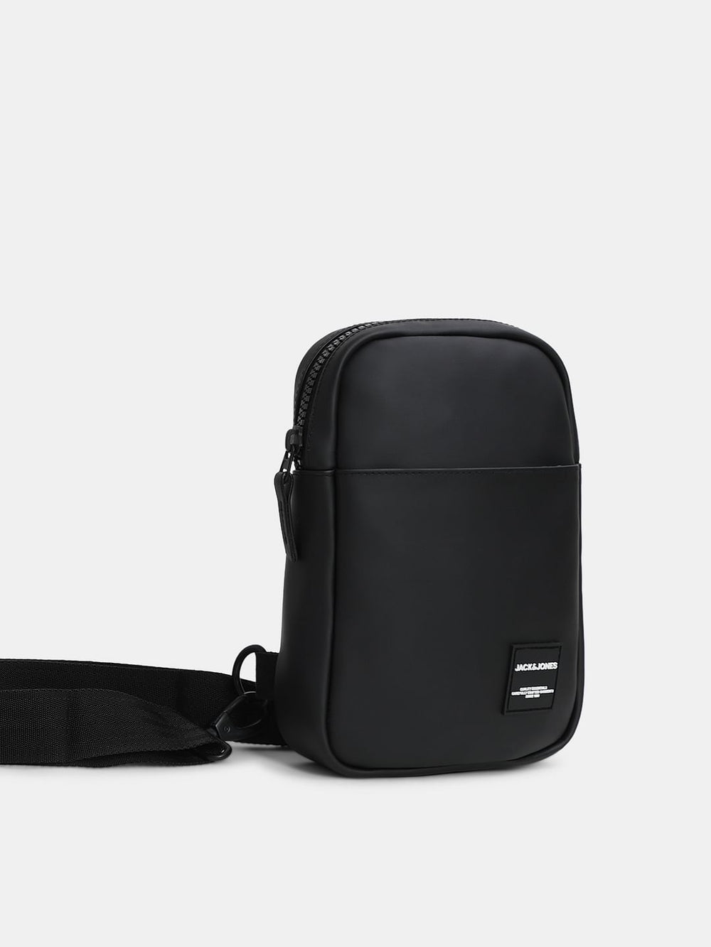 BLACK PU CHESTPACK