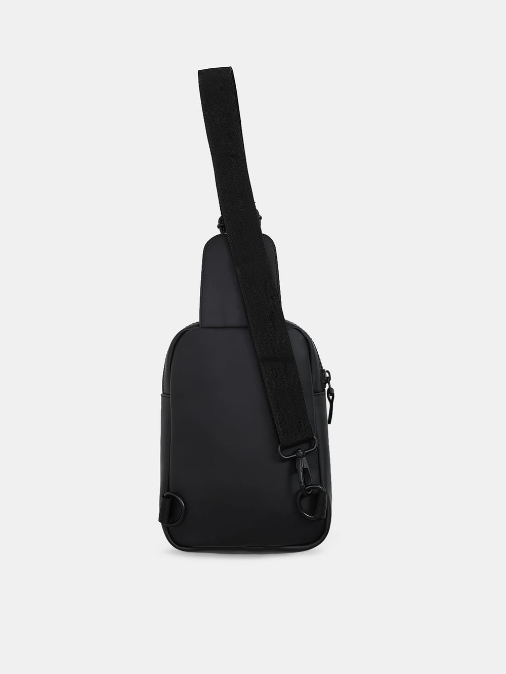 BLACK PU CHESTPACK