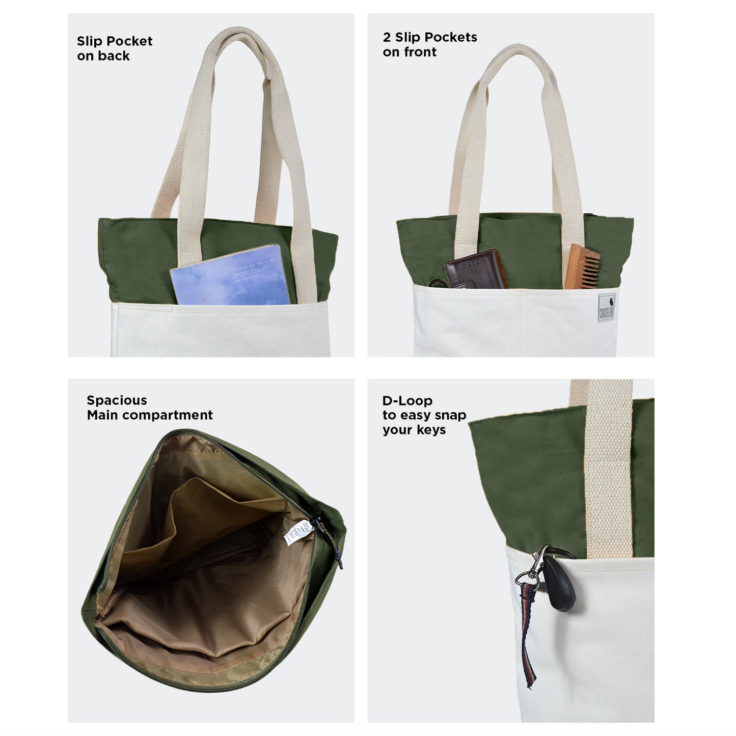 THE SKYLIN - OFFWHITE & ARMY GREEN