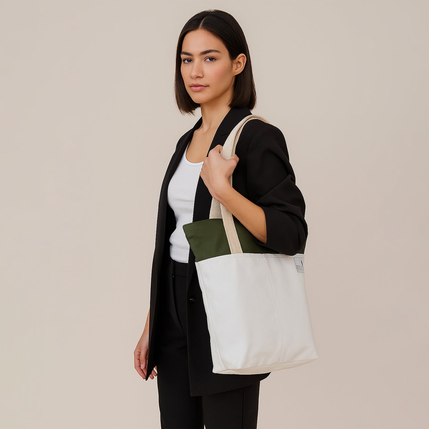 THE SKYLIN - OFFWHITE & ARMY GREEN