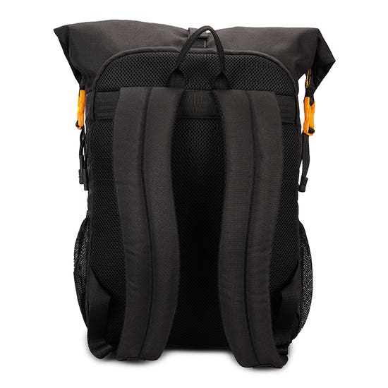THIK & THIN STRIPES ROLL TOP BACKPACK - YELLOW
