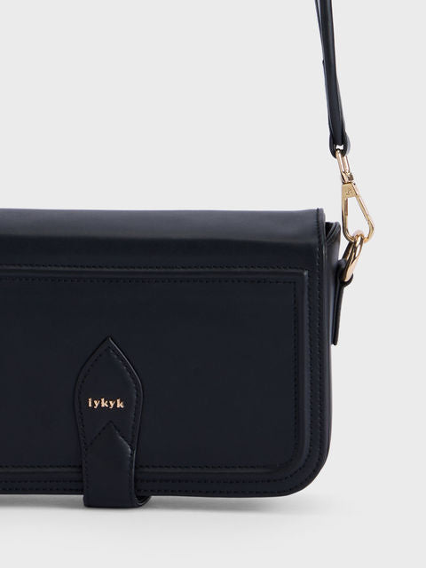 IYKYK by Nykaa - Black Monogram Printed Sling Bag