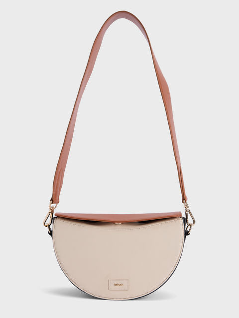 IYKYK by Nykaa - Beige and Tan Sling Bag