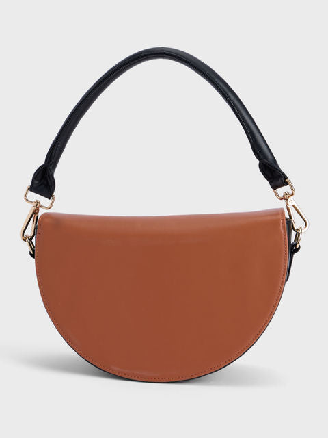 IYKYK by Nykaa - Beige and Tan Sling Bag