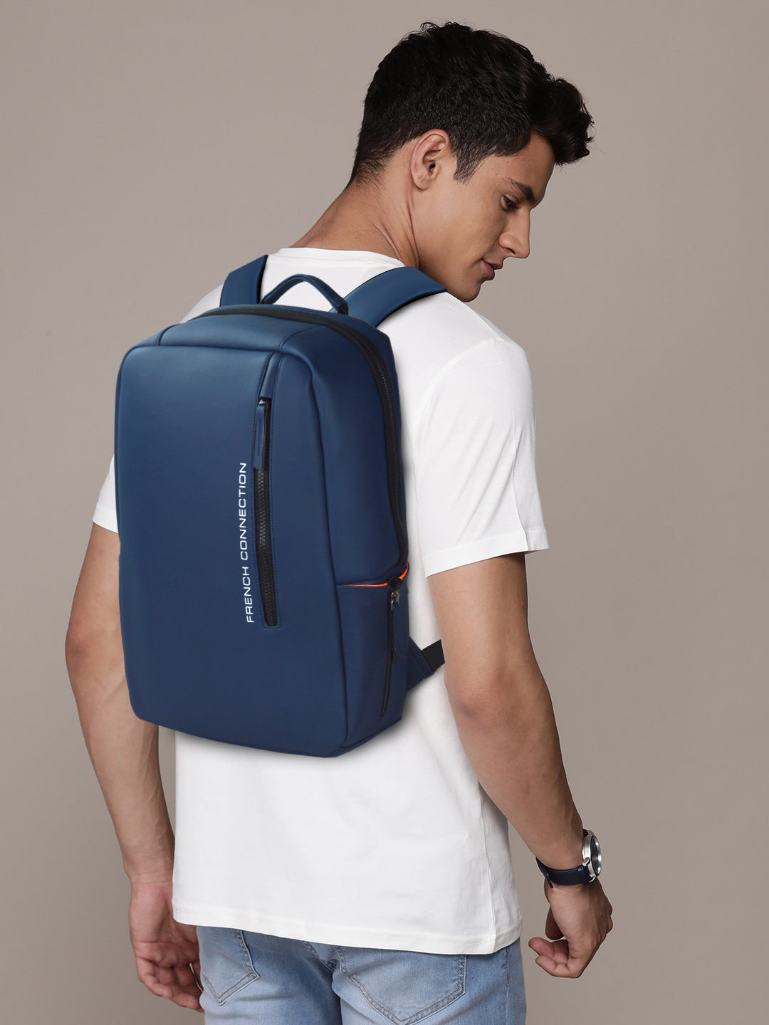 French Connection Blue Backpack