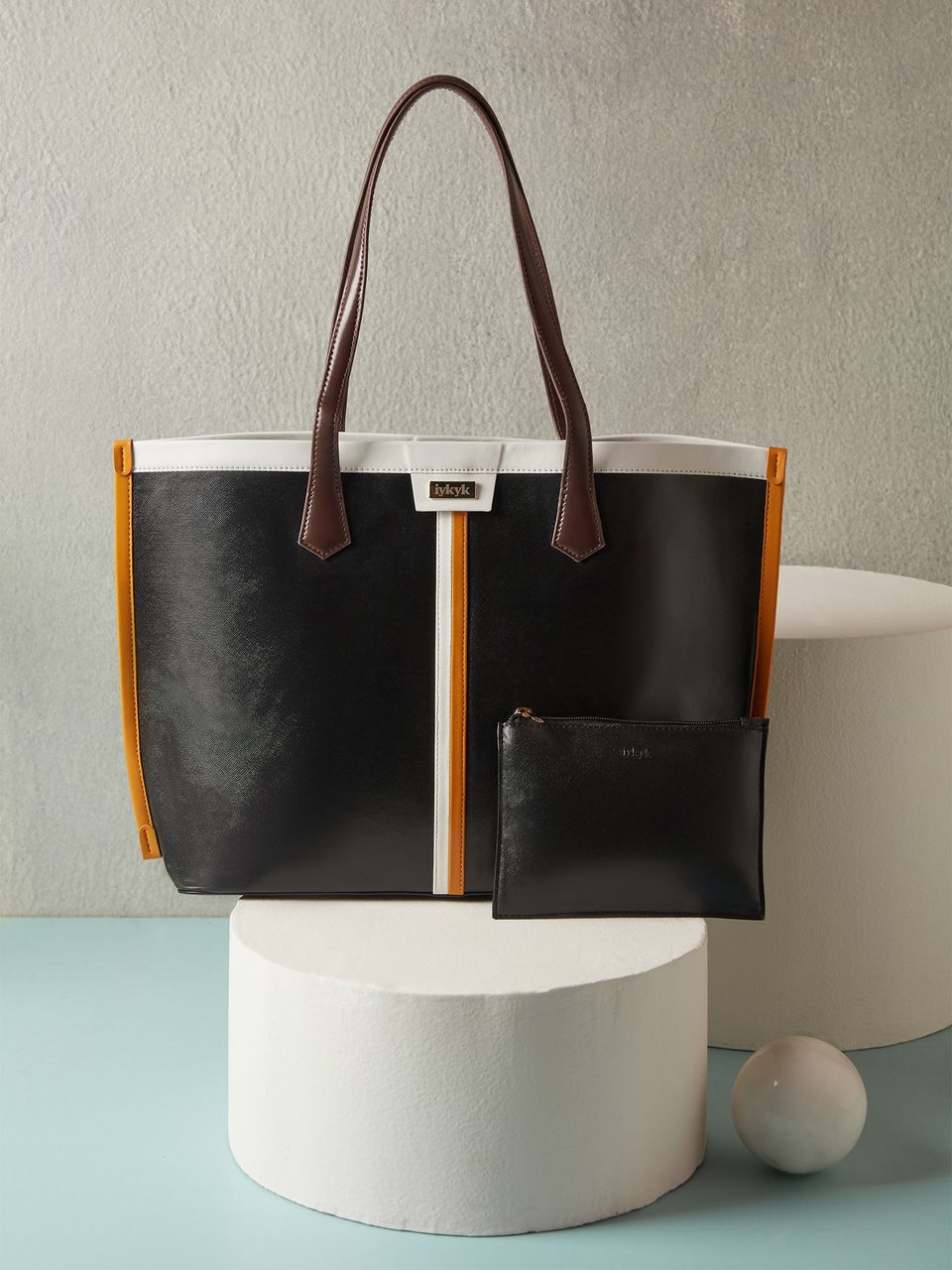 Clara Essential Classic Black Tote Bag