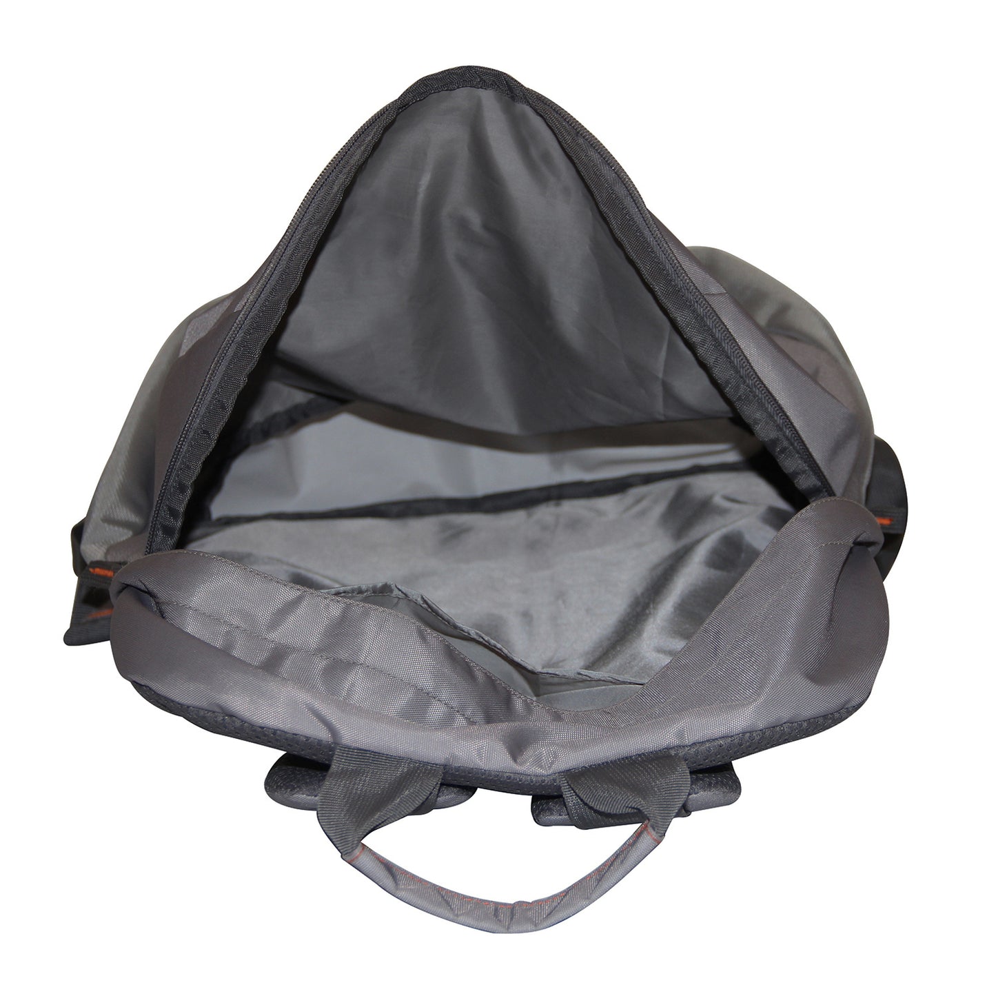 All Grey Polyester Backpack-02
