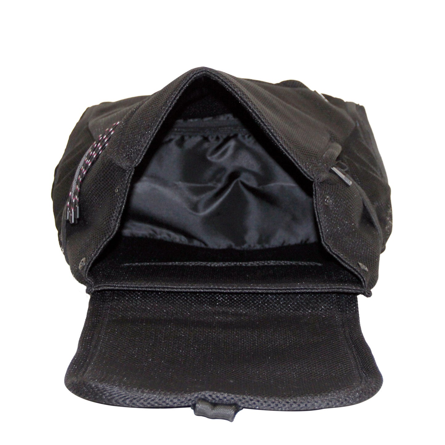 All Black Mesh Backpack