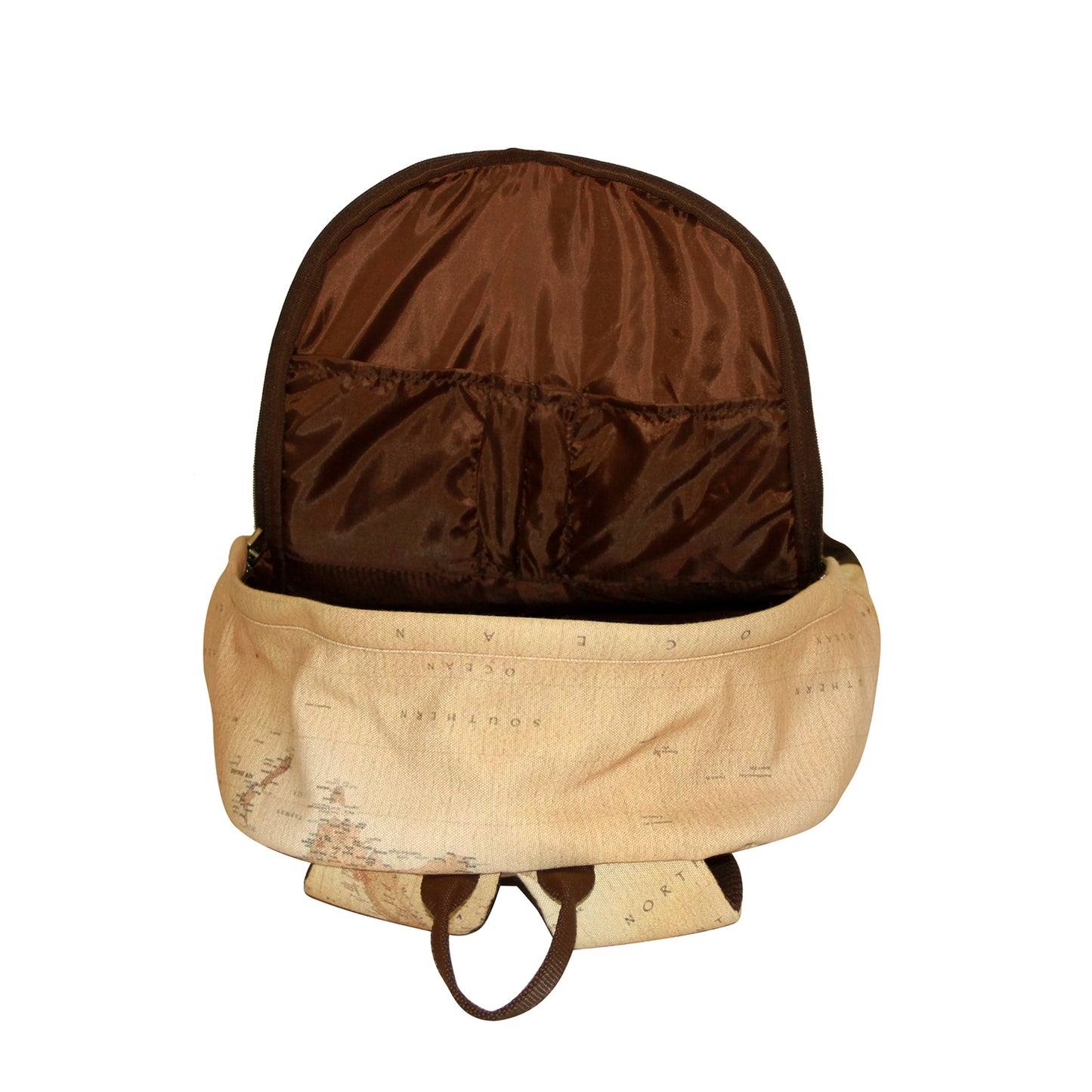 Beige Canvas Backpack