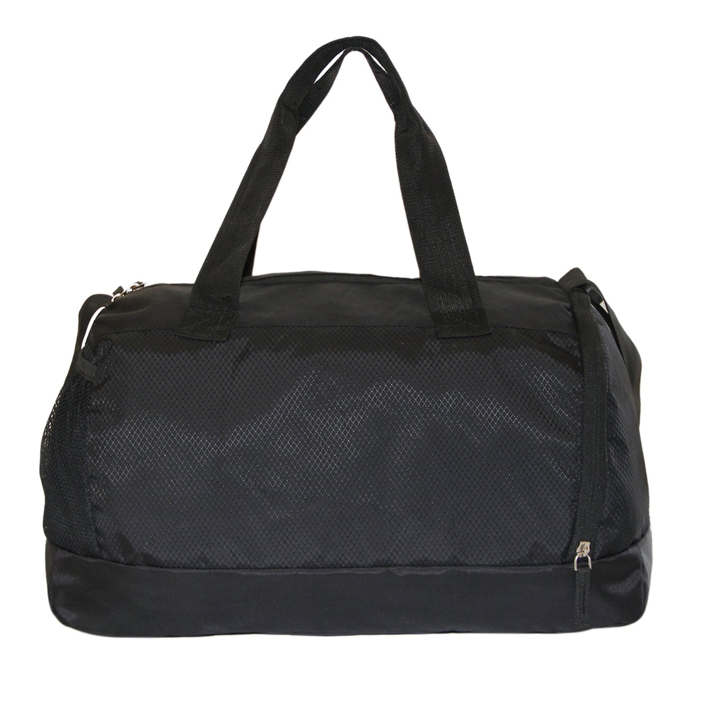 Black Polyester Basic Duffle bag