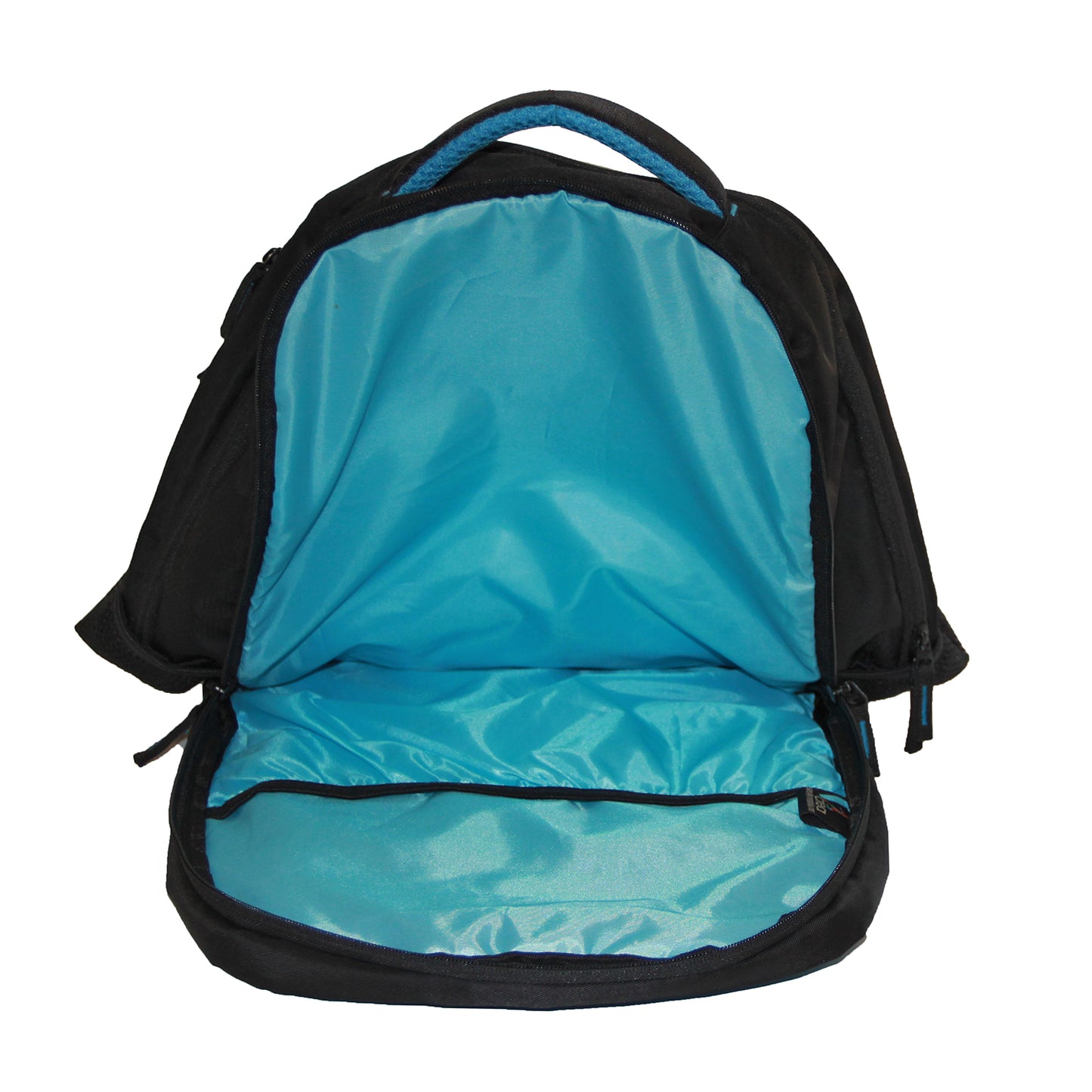 Black Spacious School Backpack