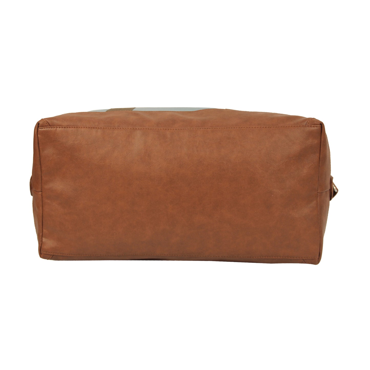 Canvas & Faux Leather Travel Bag