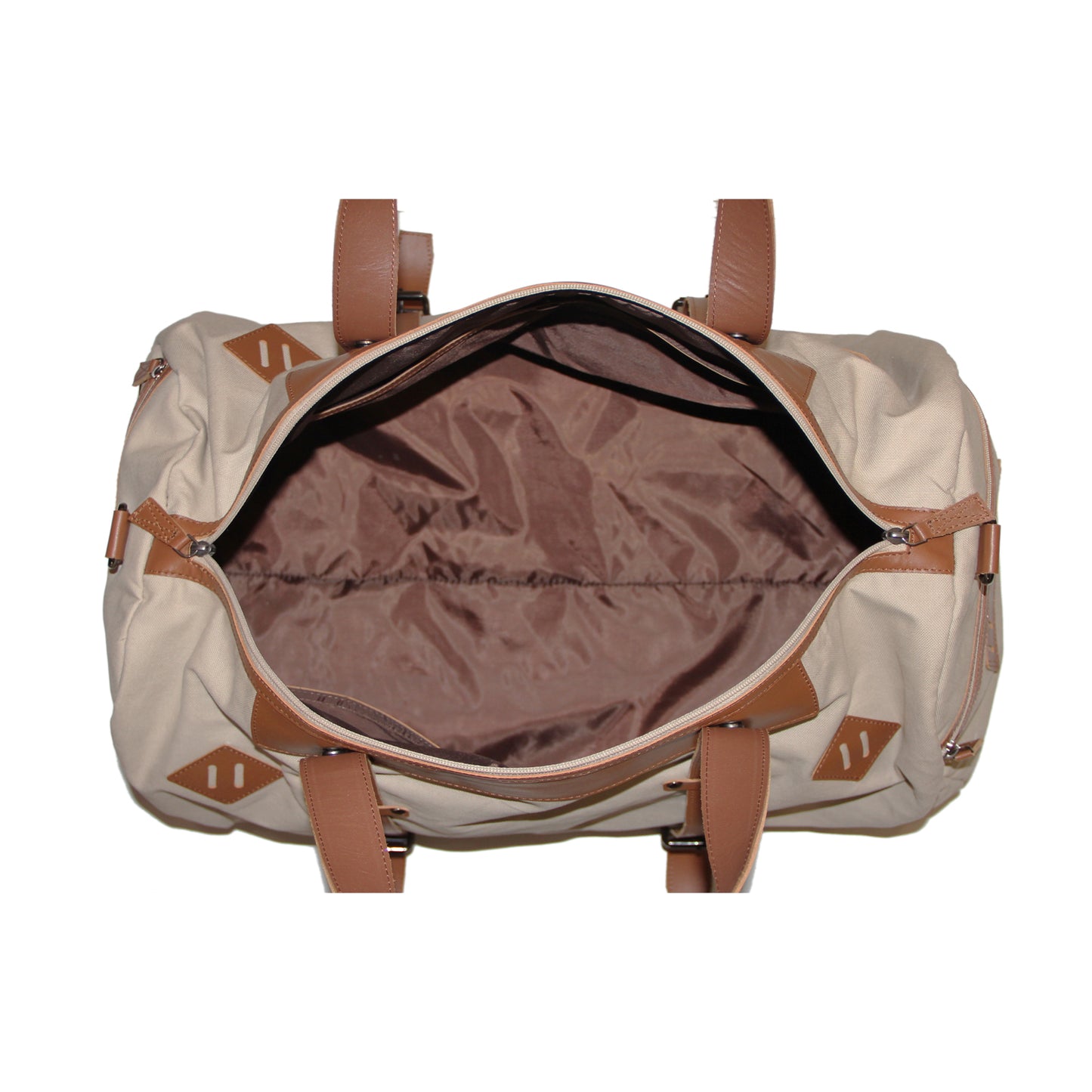 Canvas & Leather Duffle Bag-2