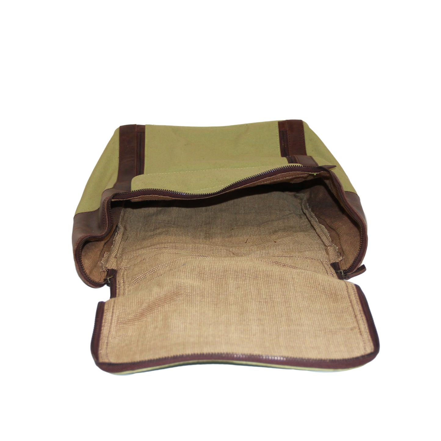 Canvas & Leather Backpack