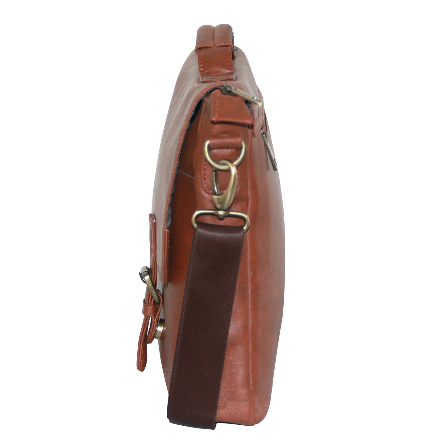 Elegant Faux leather Messenger