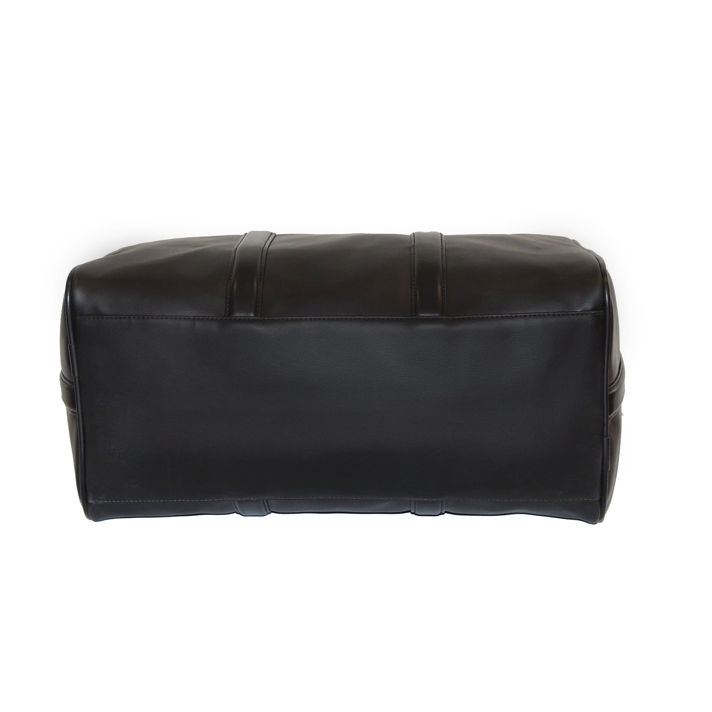 Faux Leather Black Weekender