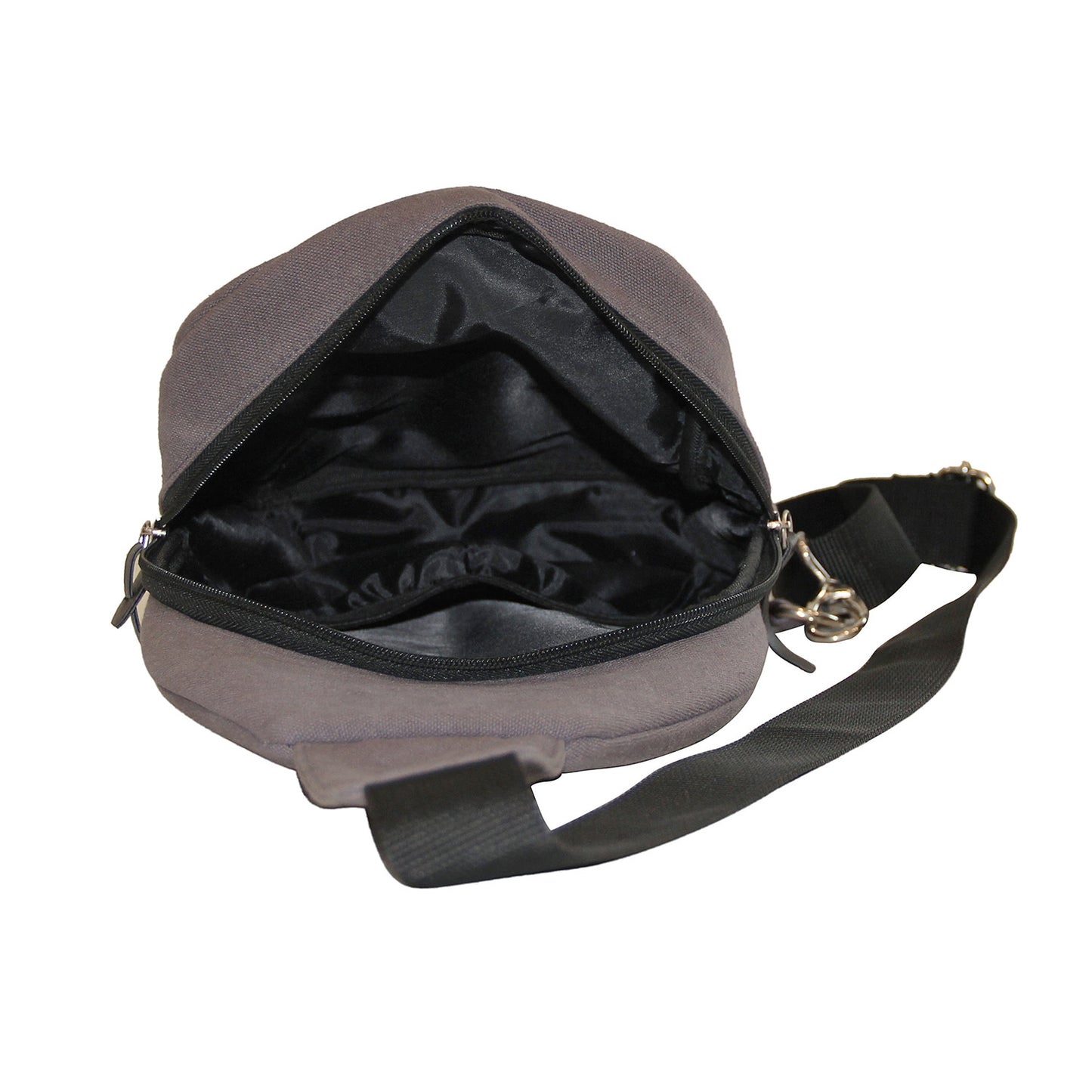 Grey Camo Crossbody Bag
