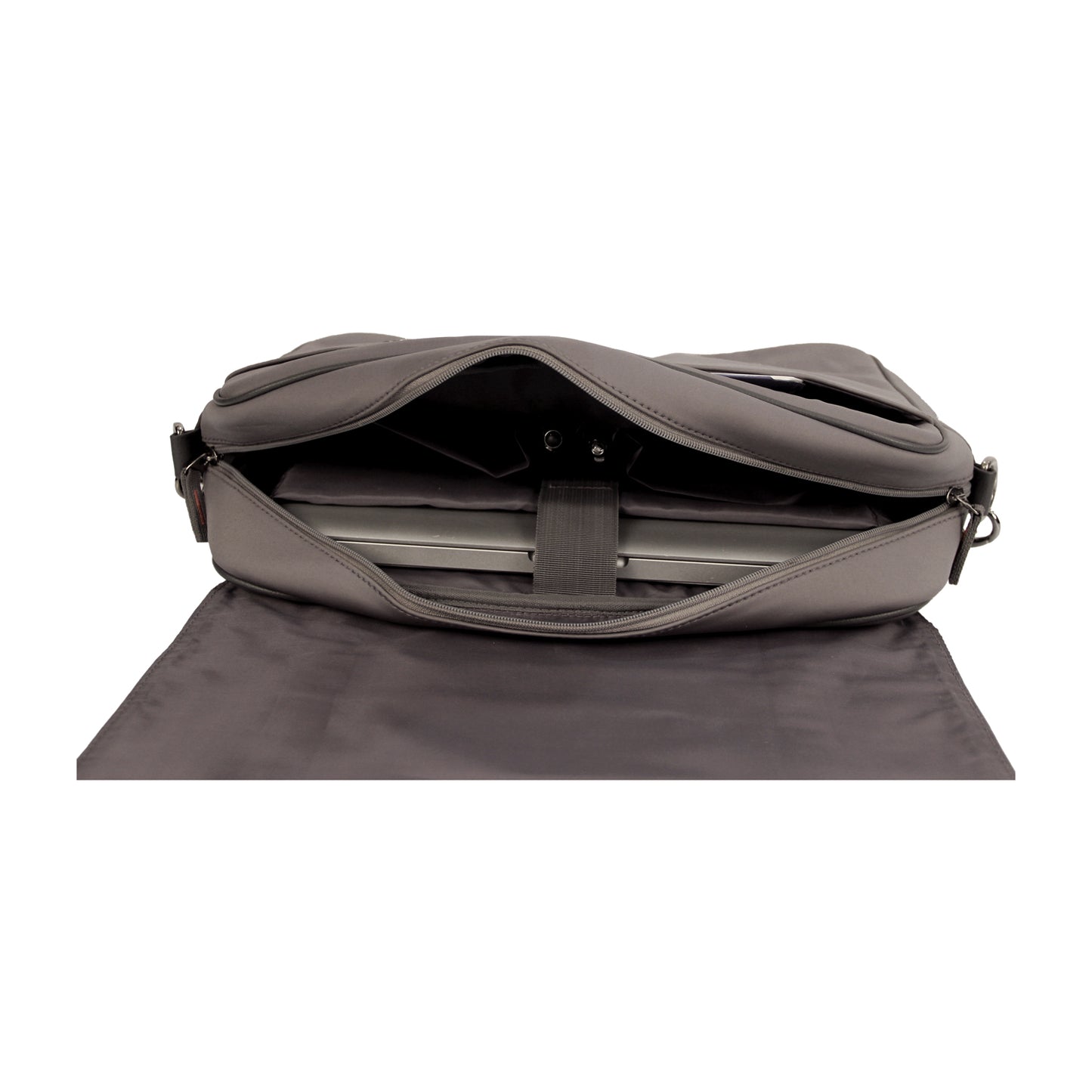 Grey Cross Body Messenger