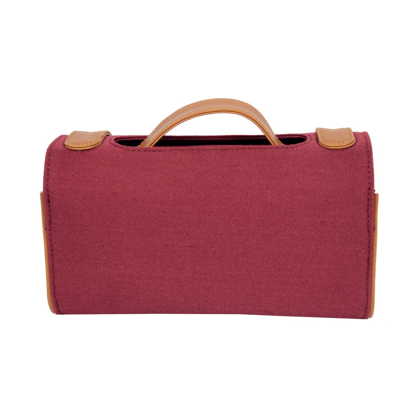 Maroon Canvas Travel Kit