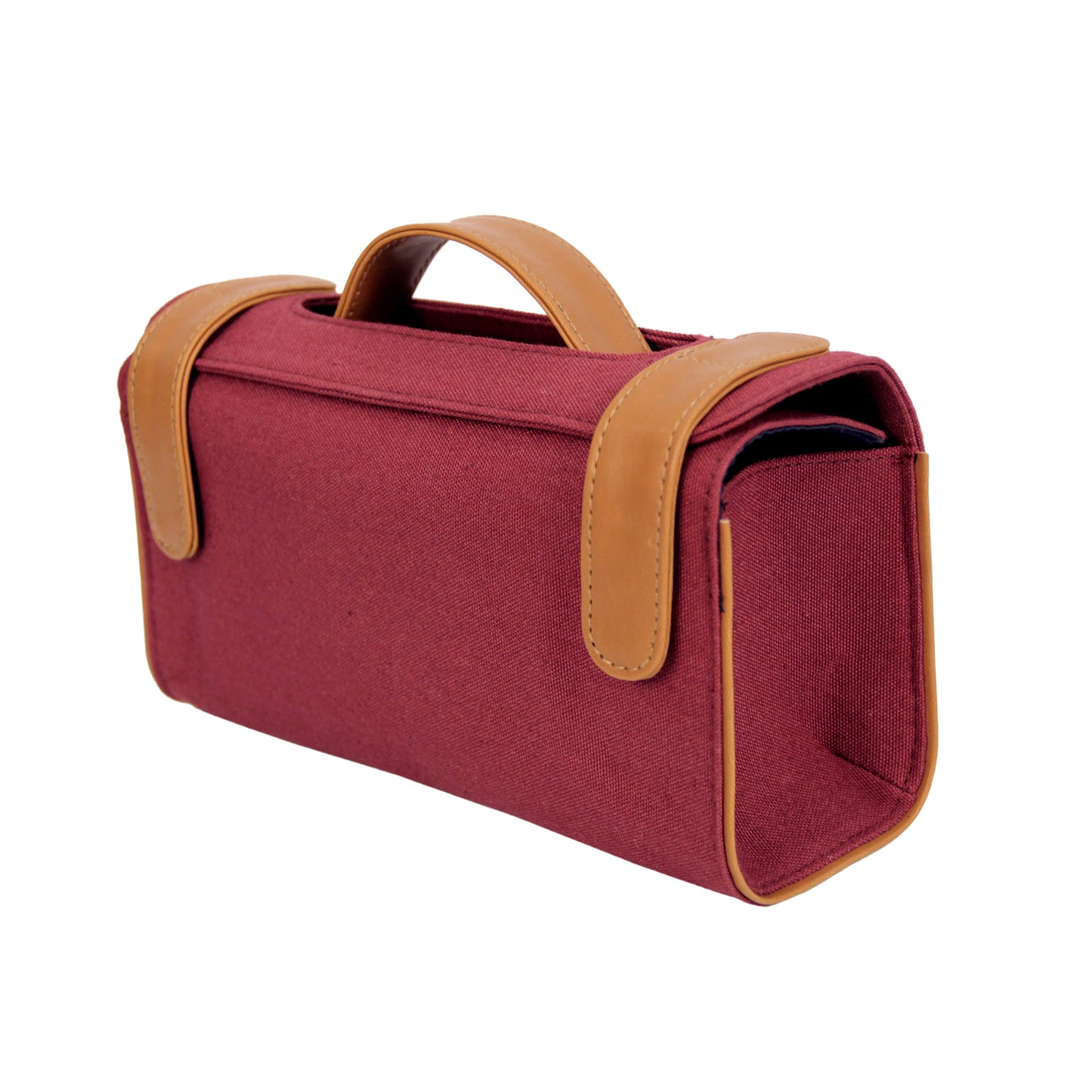 Maroon Canvas Travel Kit