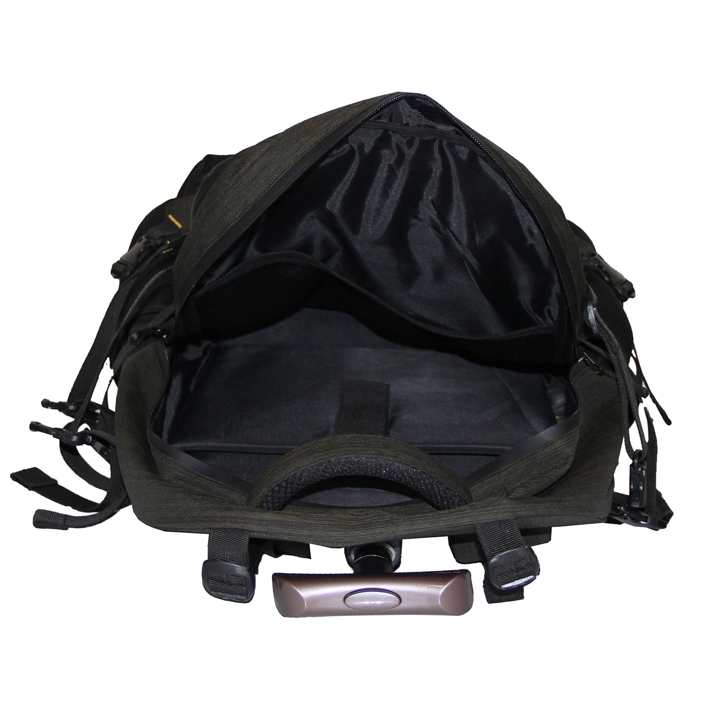 Military Green Flyknit Backpack with Trolley