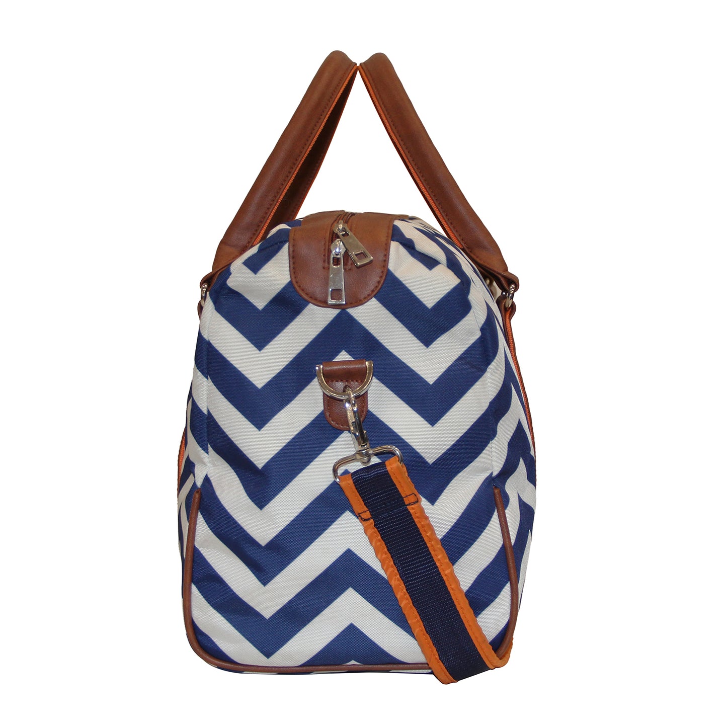 Nautica Print - Blue & Brown Duffle