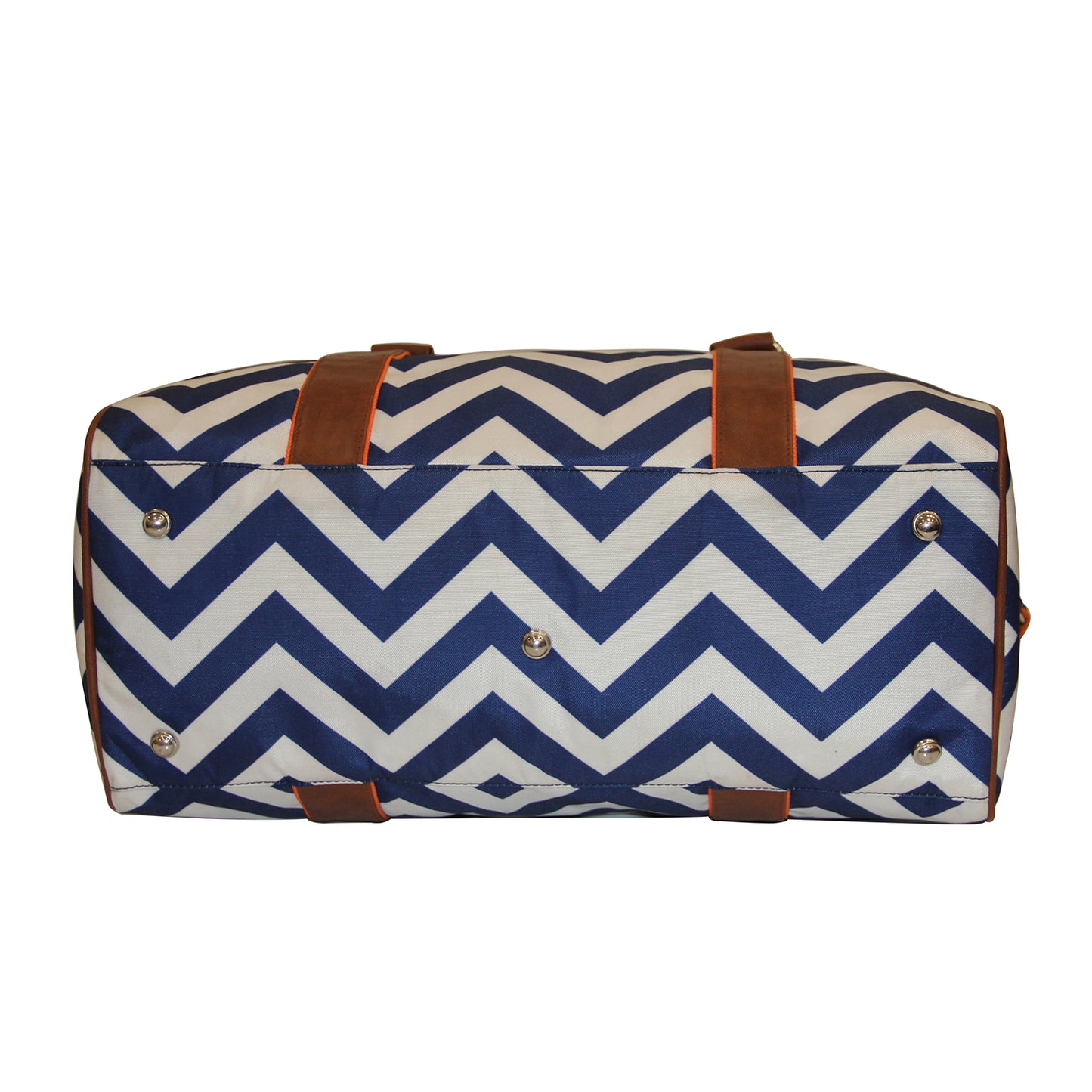Nautica Print - Blue & Brown Duffle