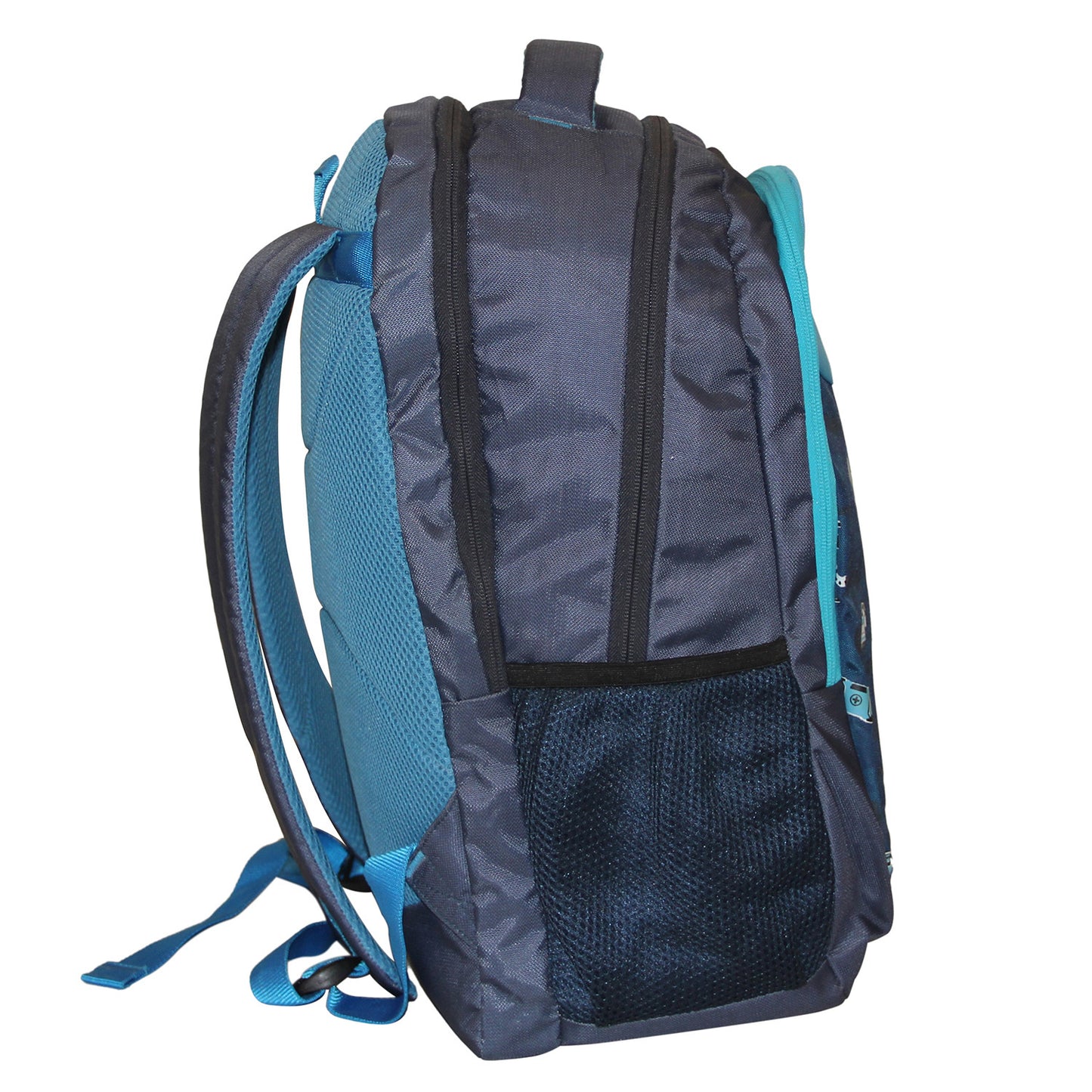 Navy Blue Spacious School Backpack