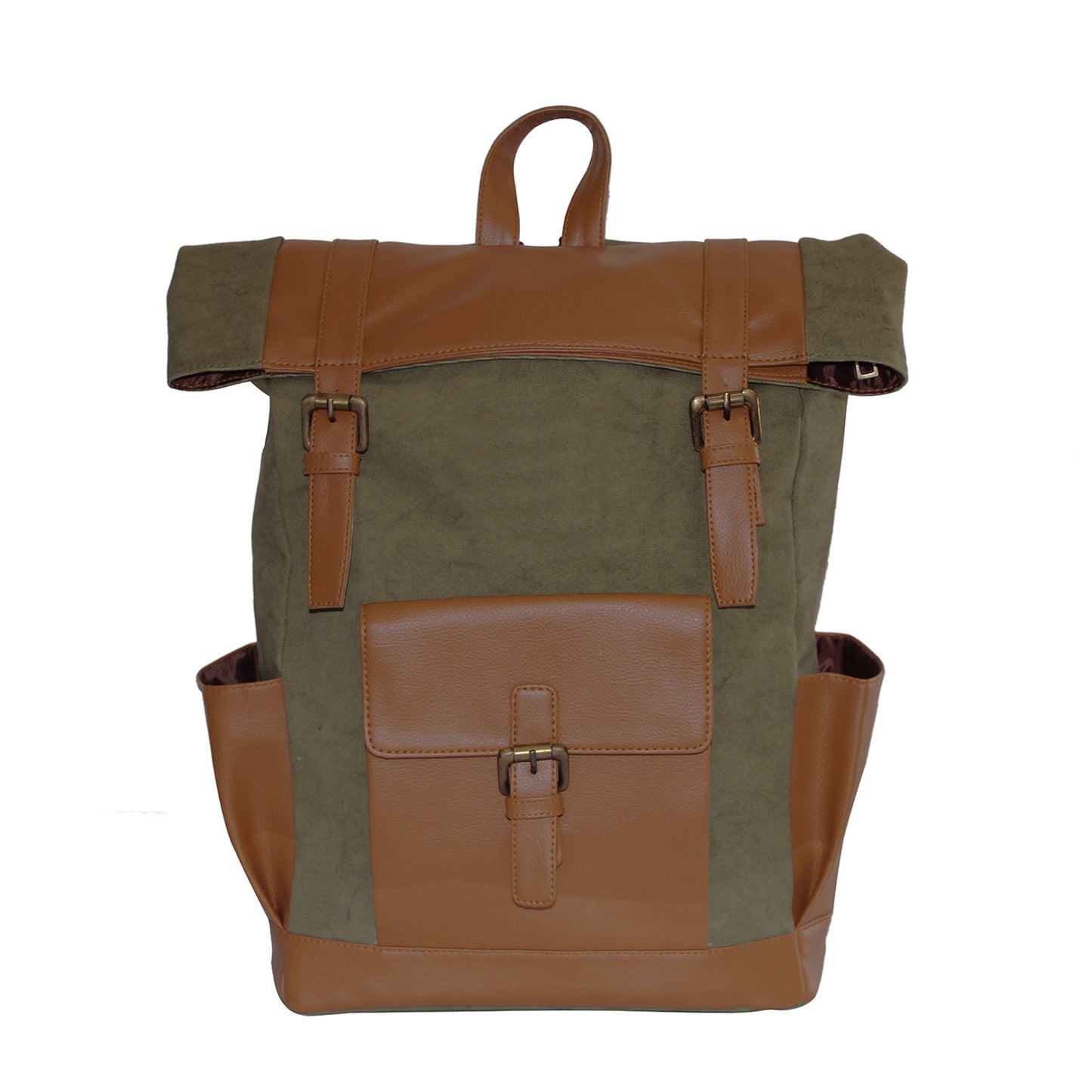 Olive Canvas Backpack