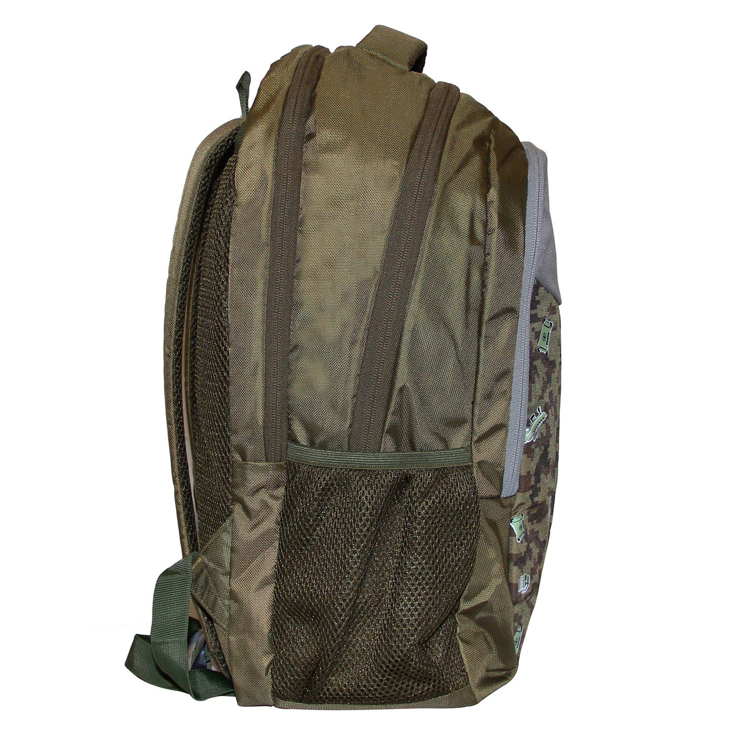 Olive Green Spacious School Backpack