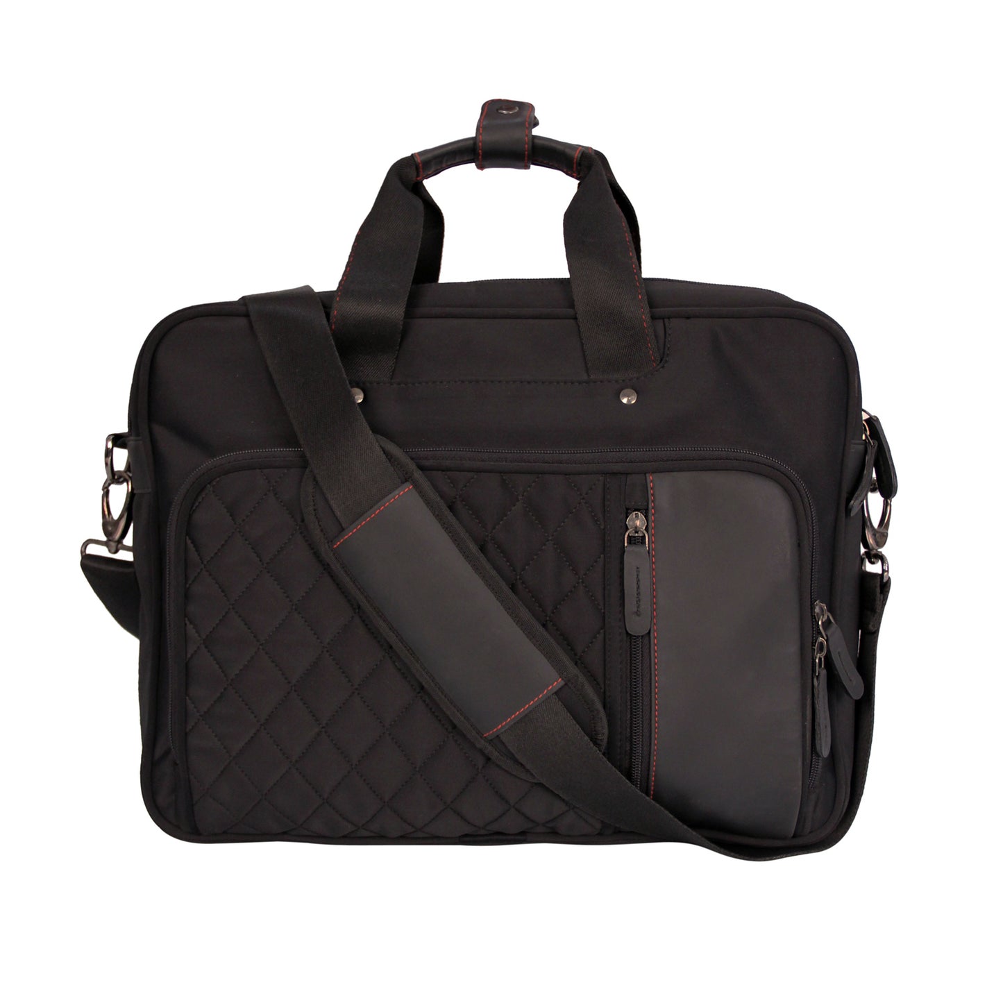 Quilted Black Messenger