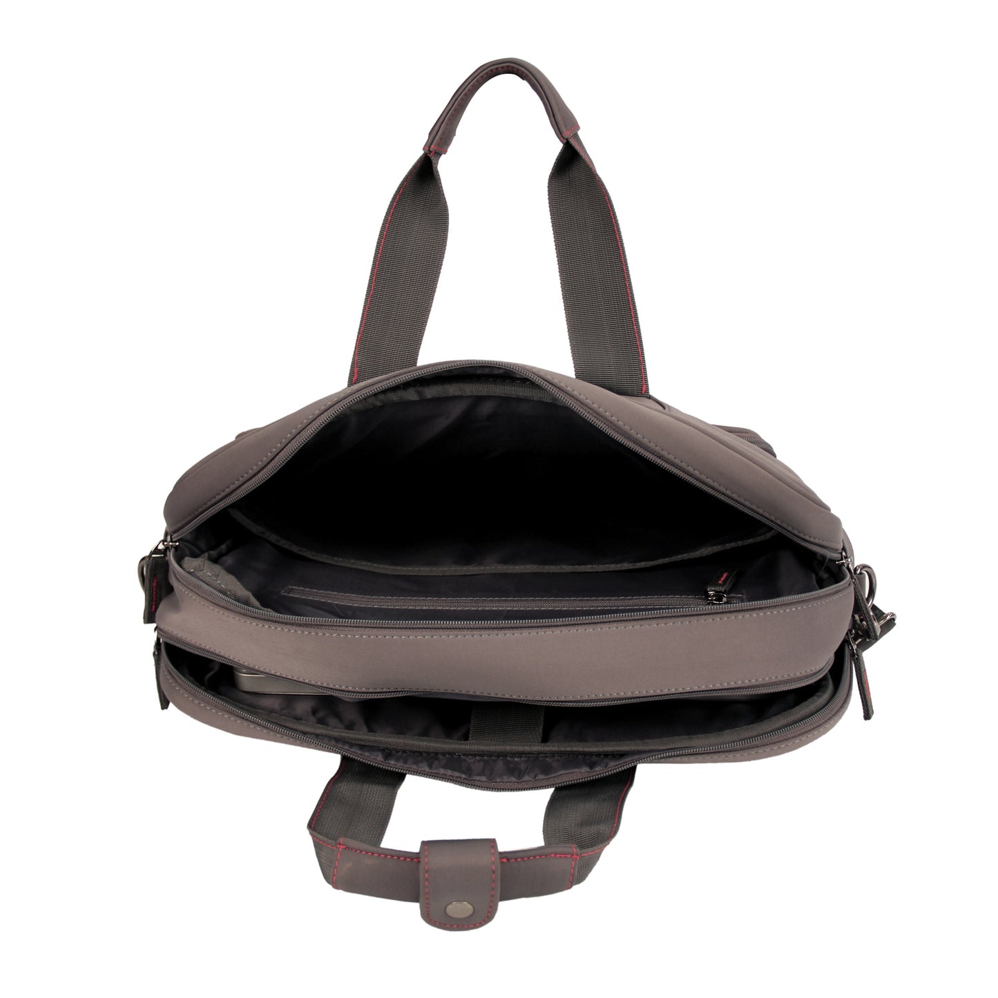 Quilted Grey Messenger