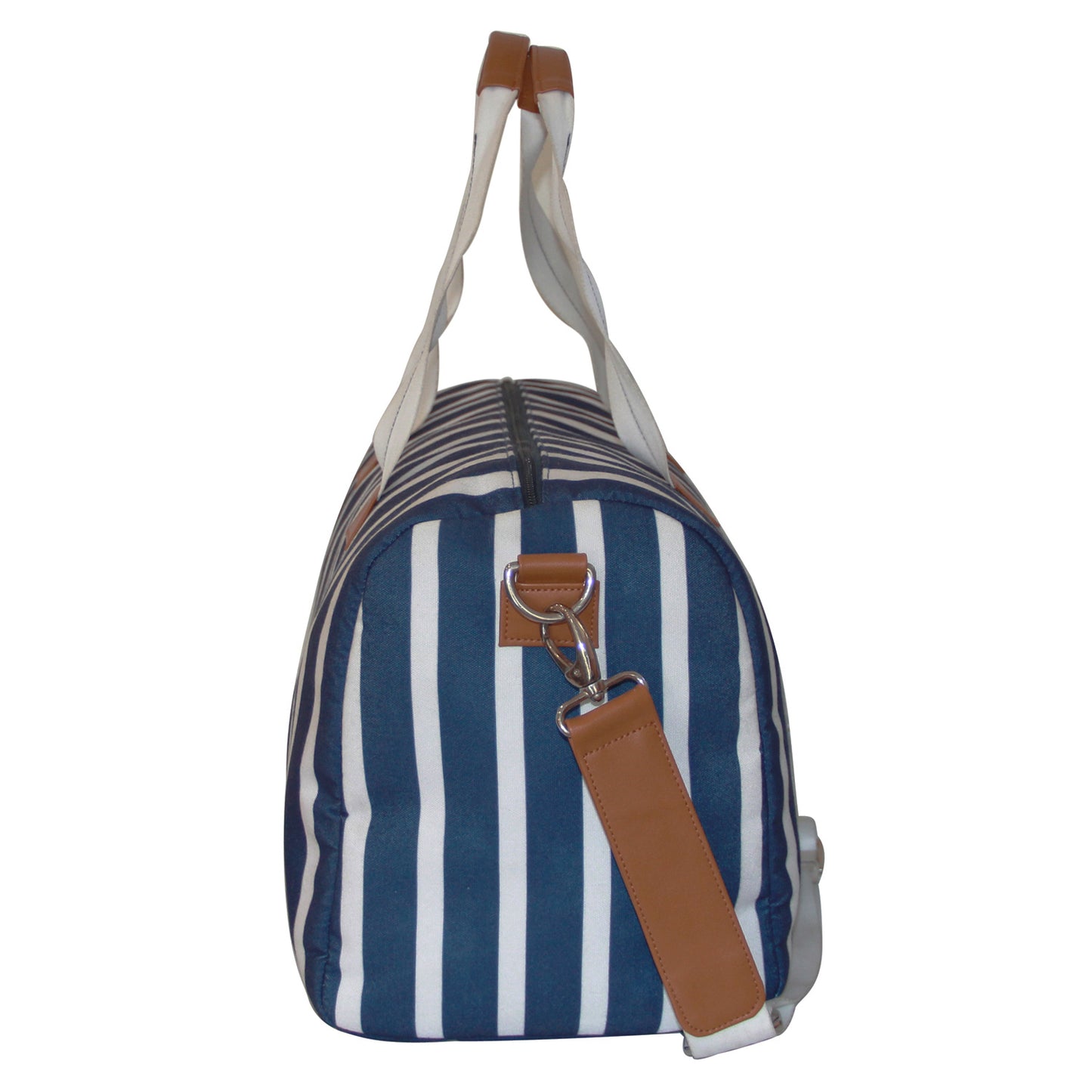 Striped Canvas Duffle